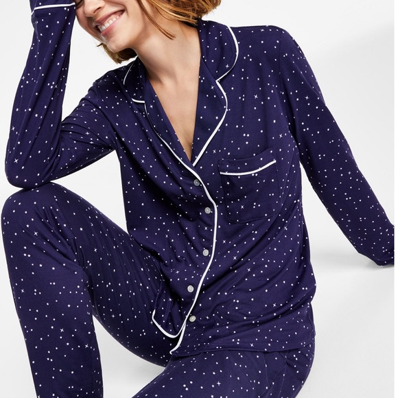 🆕Alfani Women's Ultra-Soft Printed Packaged Pajama Set - Picture 2 of 6